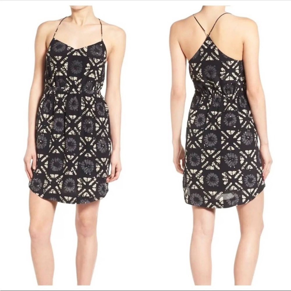 Madewell silk dress 🖤🤍